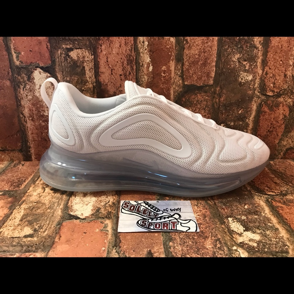 NEW Nike Air Max 720 Triple White Vapormax 270 Men - Picture 6 of 8
